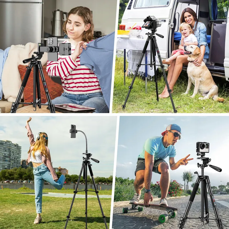 JOILCAN Zwanenhals Statief 172cm Lichtgewicht Aluminium Telefoon Camera — foto 7