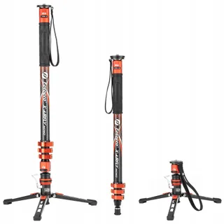 FOTOPRO X-Airfly Mono Carbon Statief 185cm 3-in-1 Reis — miniatuur 1