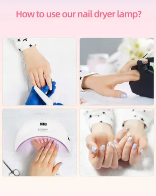 SUNUV UV LED Nagellamp Timer LCD Display — miniatuur 6