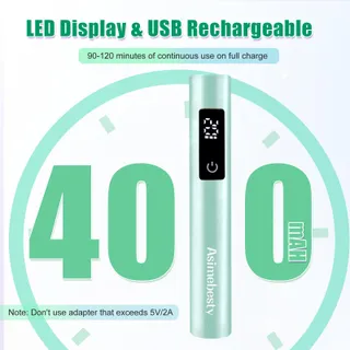 ASIMEBESTY Mini UV LED Nagellamp Oplaadbaar Groen — miniatuur 6