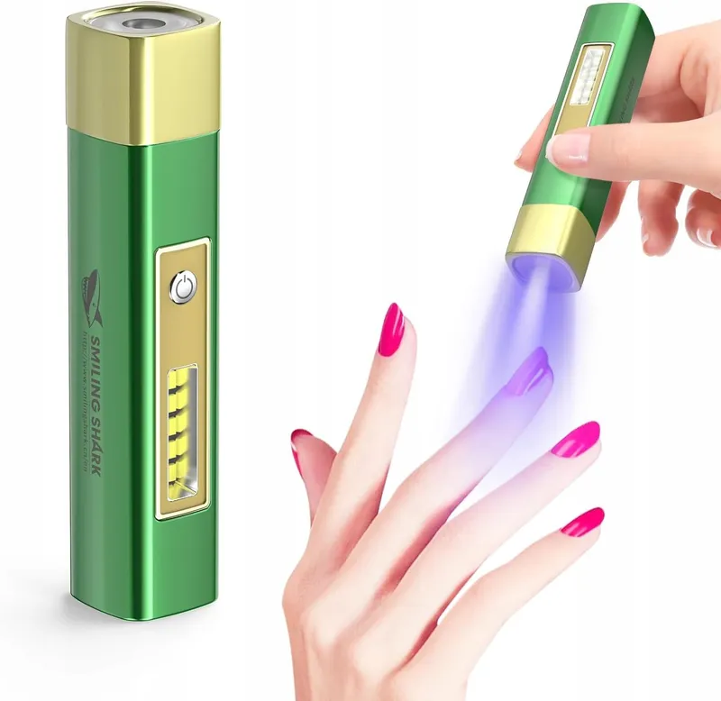 ASIMEBESTY Mini UV LED Nagellamp Oplaadbaar Groen — foto 10
