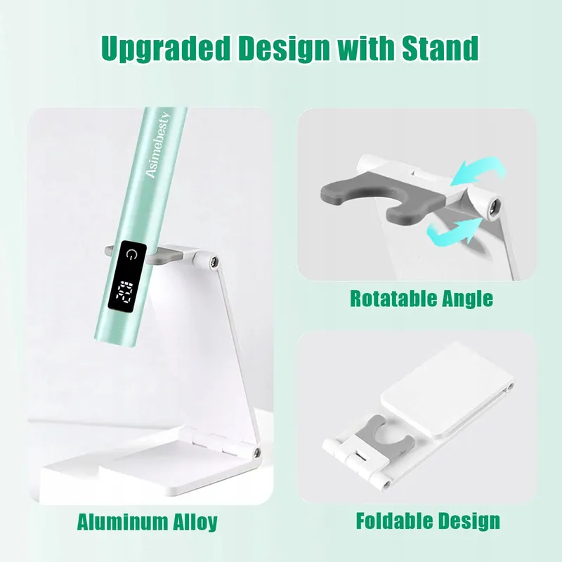 ASIMEBESTY Mini UV LED Nagellamp Oplaadbaar Groen — foto 5