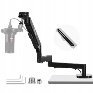 NEEWER Laag Profiel Microfoonarm 360° Shure Blue Yeti Podcast — miniatuur 1