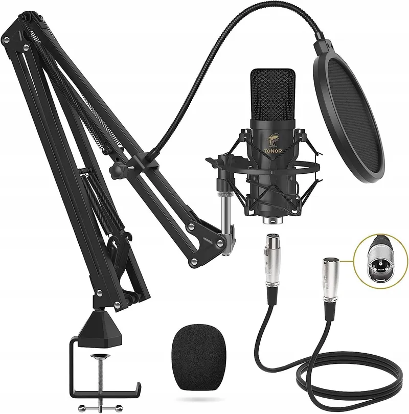 TONOR XLR Condensatormicrofoon Professioneel Studio Podcast TC20 — foto 1
