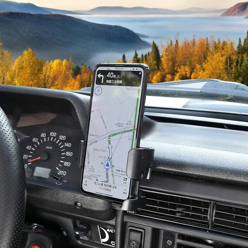 DIYUCAR Autohouder Telefoon GPS Voor Lada Niva iPhone Huawei Xiaomi — foto 4