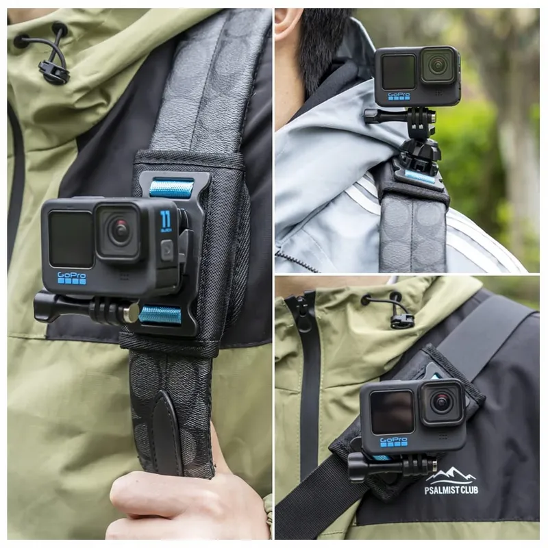 SUREWO Rugzak Schouderband Houder Voor GoPro Hero DJI Osmo Actiecamera's — foto 6