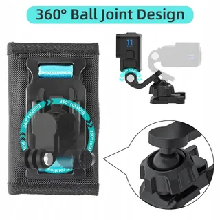 SUREWO Rugzak Schouderband Houder Voor GoPro Hero DJI Osmo Actiecamera's — miniatuur 2