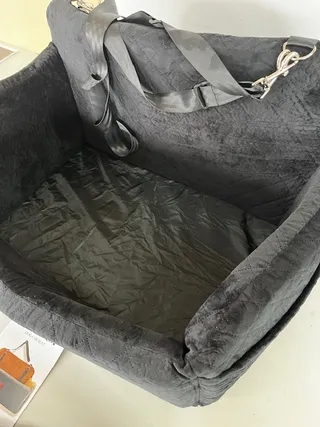 LEALCHUM Grote Hondenautostoel Memory Foam Met Zijvak — miniatuur 13