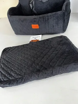 LEALCHUM Grote Hondenautostoel Memory Foam Met Zijvak — miniatuur 12
