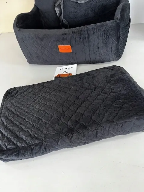 LEALCHUM Grote Hondenautostoel Memory Foam Met Zijvak — foto 12