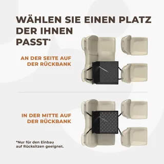 WUGLO Versterkte Autostoel Hond Klein Middelgroot Waterdicht — miniatuur 7