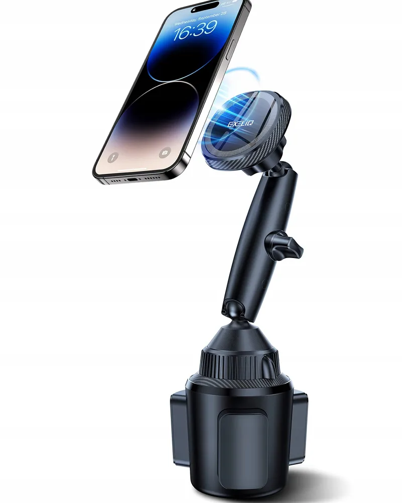EXELIQ MagSafe Autohouder Bekerhouder iPhone 15 14 Pro Max Android — foto 1