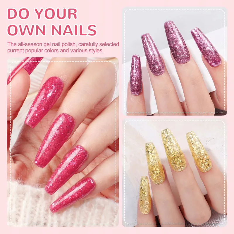 PEACECOLOR Gel Nagellak Set UV Lamp 35 Kleuren — foto 2