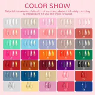 PEACECOLOR Gel Nagellak Set UV Lamp 35 Kleuren — miniatuur 3