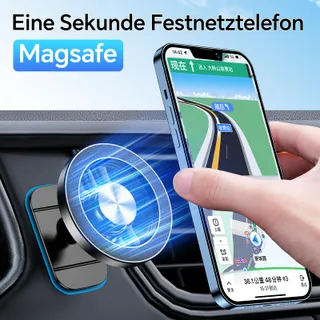 MAGSAFE Magnetische Autohouder Voor iPhone 16 15 14 13 12 Plus — miniatuur 3