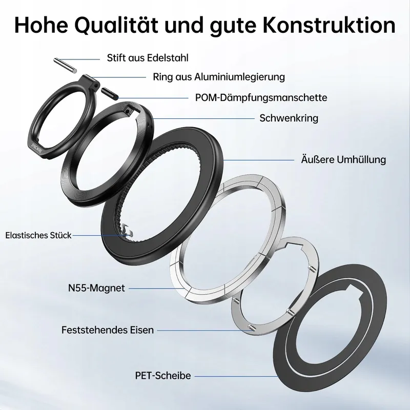 SYNCWIRE Magnetische Telefoonhouder 360° iPhone 15 14 13 12 — foto 8