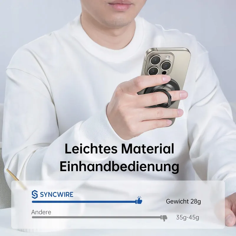 SYNCWIRE Magnetische Telefoonhouder 360° iPhone 15 14 13 12 — foto 6