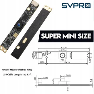 SVPRO USB Camera 8MP Microfoon Groothoek 4K Laser PC Raspberry Pi — miniatuur 7