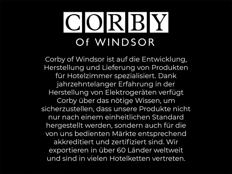 CORBY SHERWOOD Strijkijzer 1200W Wit EU-stekker — foto 8