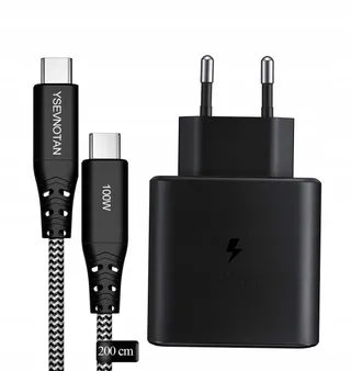 YSEVNOTAN 45W USB C Oplader met Kabel Galaxy S25 S24 S23 — miniatuur 1