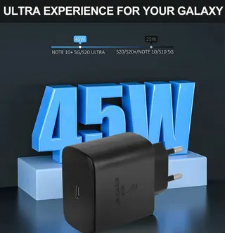 YSEVNOTAN 45W USB C Oplader met Kabel Galaxy S25 S24 S23 — miniatuur 3