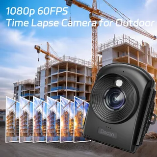 DSOON Timelapse Camera Outdoor 1080P LCD IP66 6 Maanden 32GB — miniatuur 2