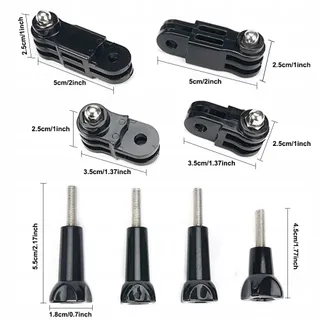 Set Voor 2 Actiecamera's Met Verstelbare Zwenkarm Voor GoPro Hero — miniatuur 2