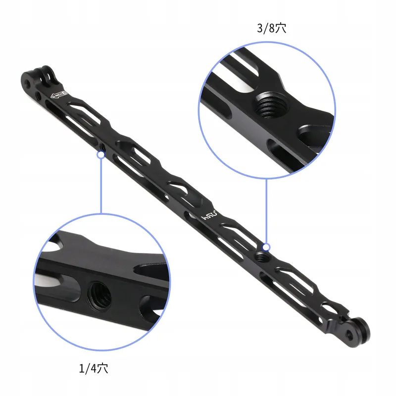 HSU Aluminium Verlengarm Kit GoPro Actiecamera's Zwart — foto 5