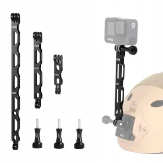 HSU Aluminium Verlengarm Kit GoPro Actiecamera's Zwart — miniatuur 2
