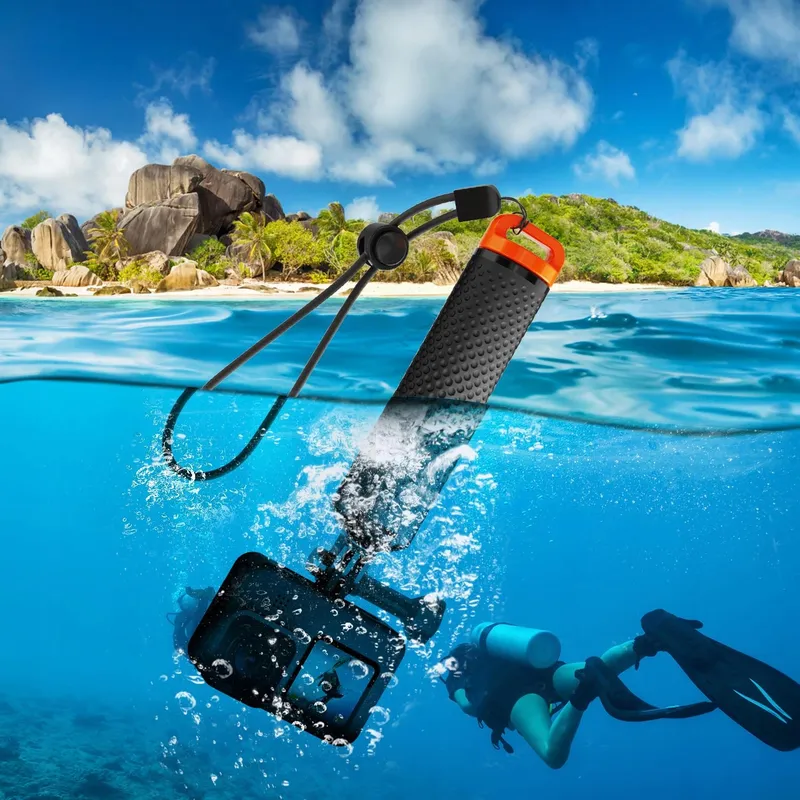 SAMETOP Drijvende Handgreep GoPro Hero DJI Osmo Action Oranje — foto 5