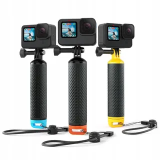 SAMETOP Drijvende Handgreep GoPro Hero DJI Osmo Action Oranje — miniatuur 1