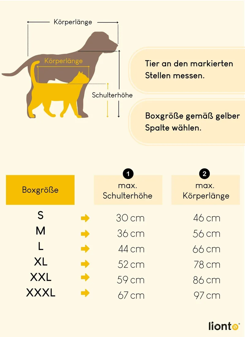 LIONTO Opvouwbare Transportbox Honden en Katten tot 10kg Grijs — foto 6