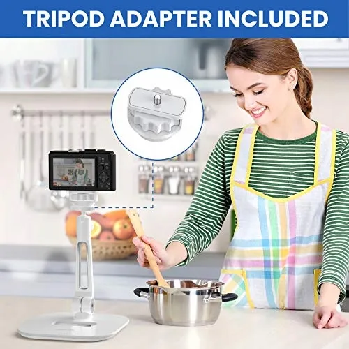 ABOVETEK Tabletstandaard 4-11 Inch Wit 360 Graden Draaibaar — foto 6