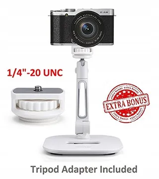 ABOVETEK Tabletstandaard 4-11 Inch Wit 360 Graden Draaibaar — miniatuur 7