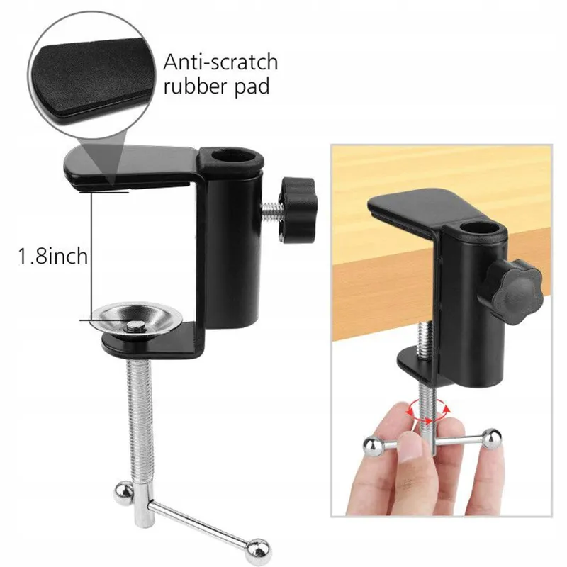 CHROMLIVES Telefoonhouder Verstelbare Arm Tafel Bed — foto 6