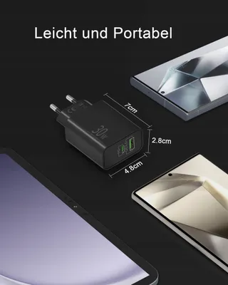 ARCCRA Oplader 30W 2-Poorts USB-C USB-A Snelladen Android Galaxy — miniatuur 7
