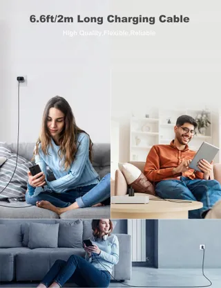 KAYSHOW USB-C Snellader 2m Samsung Huawei Xperia Redmi — miniatuur 7