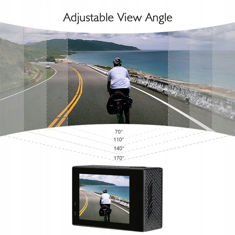 AKASO Actioncam 4K 20MP Waterdicht Stabilisatie Zoom 30m Set — foto 4