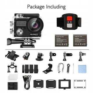 AKASO Actioncam 4K 20MP Waterdicht Stabilisatie Zoom 30m Set — miniatuur 8