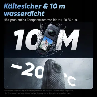 INSTA360 X4 Actiecamera 360 8K 4K Waterdicht AI Stabilisatie Bundel — miniatuur 7
