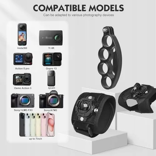SHIPEEKIN Polsband GoPro Osmo Insta360 Yi 4K EK7000 — foto 7