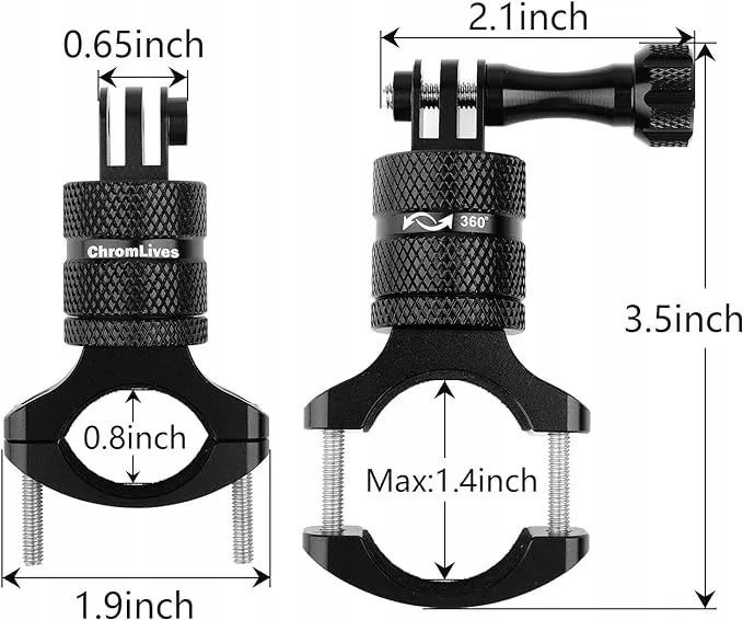 Universele Fietshouder voor GoPro Hero Camera's 360° — foto 7