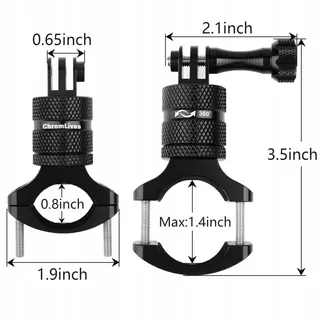 Universele Fietshouder voor GoPro Hero Camera's 360° — miniatuur 2
