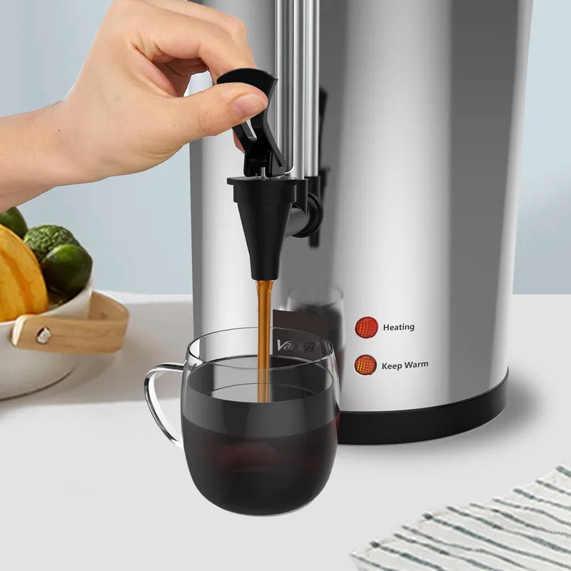 VALGUS Commerciële Koffiezetter RVS 20L voor Evenementen — foto 7