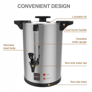 VALGUS Commerciële Koffiezetter RVS 20L voor Evenementen — miniatuur 5