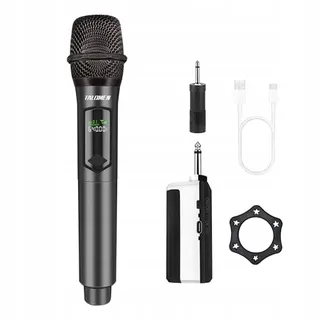 TALOMEN Draadloze Microfoon Karaoke PA Conferentie — miniatuur 1