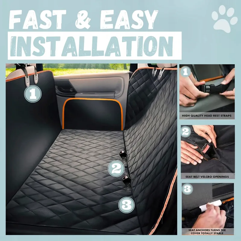 DOGGIE WORLD Waterdichte Beschermende Hondenautostoelhoezen — foto 4