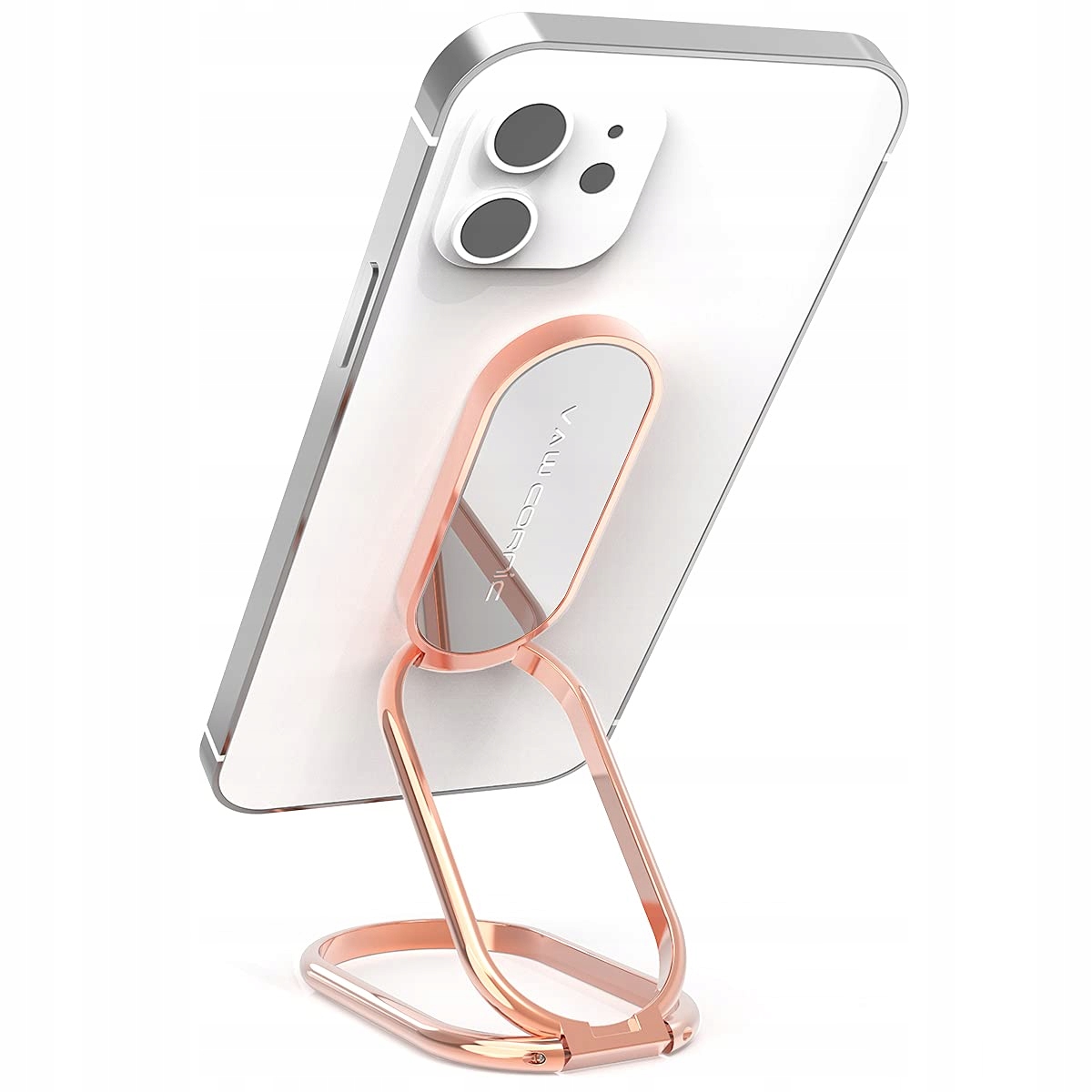 VAWCORNIC Universele Telefoonringhouder 540° Draaibaar Rosegoud