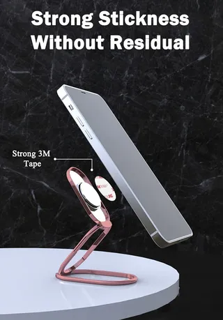 VAWCORNIC Universele Telefoonringhouder 540° Draaibaar Rosegoud — miniatuur 3