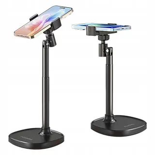 PUJUDODA Telefoonhouder Verstelbaar Aluminium Bureaustandaard — miniatuur 1